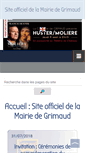 Mobile Screenshot of mairie-grimaud.fr