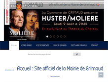 Tablet Screenshot of mairie-grimaud.fr
